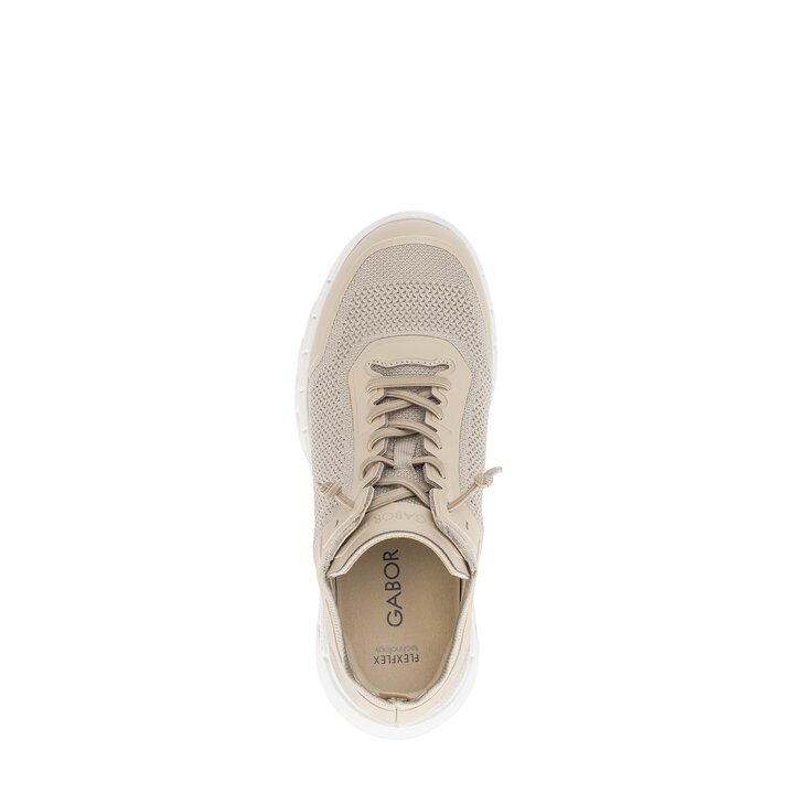 Sneakers basse beige #5