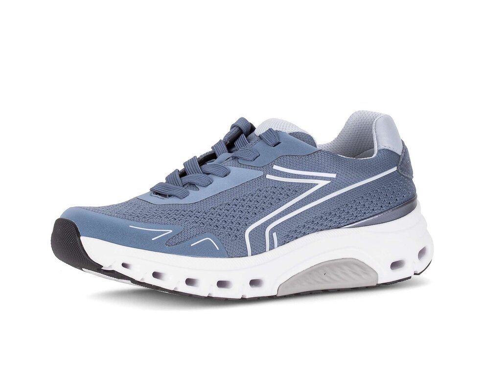 Lage sneaker - 86.984.26 - Textel blauw | Gabor