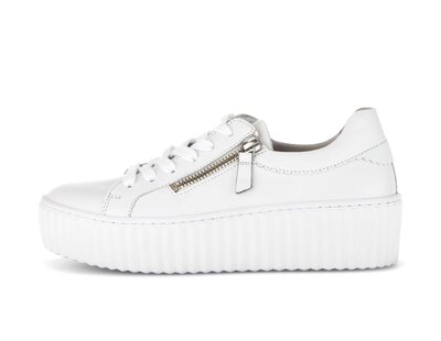 Lage sneaker wit