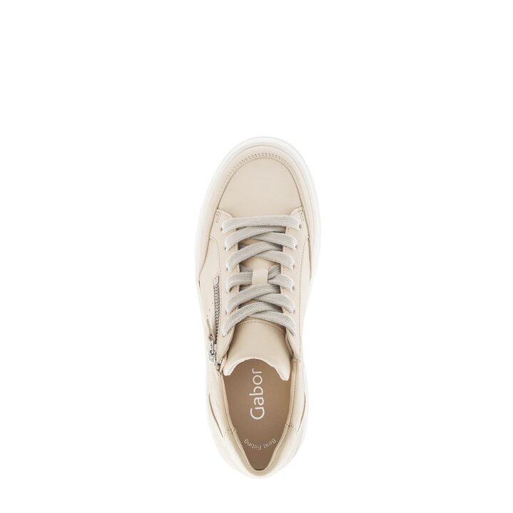 Lage sneaker beige #5