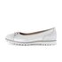Sportliche Ballerina silber
