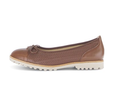 Sportliche Ballerina braun