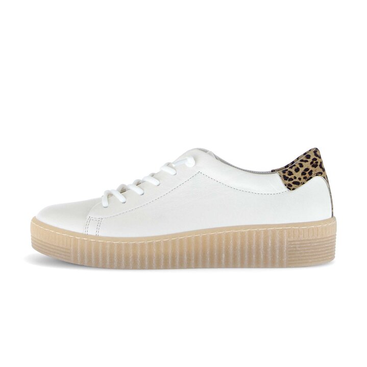 Lage sneaker crème #0