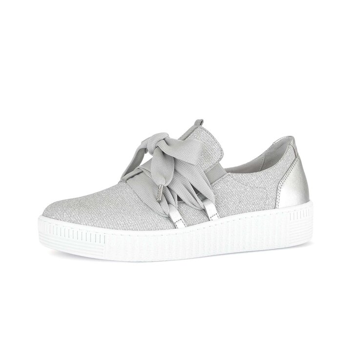 Lage sneaker zilver #2