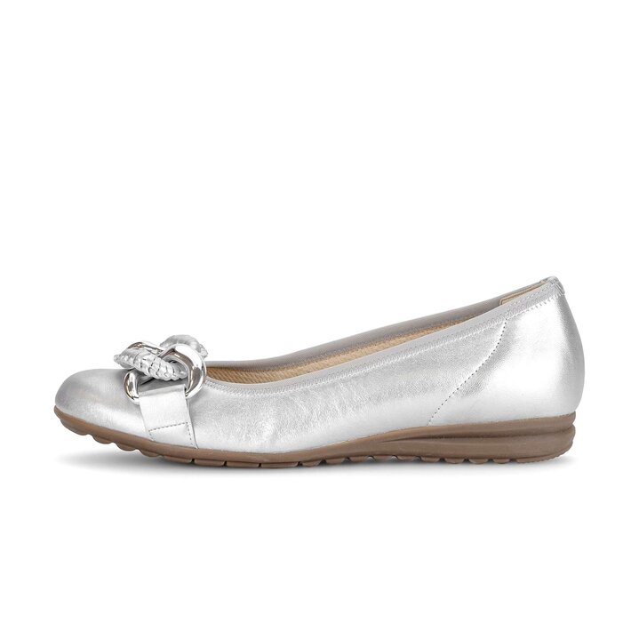 Sportieve ballerina zilver #0