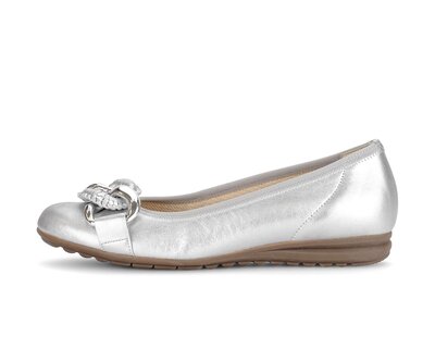 Ballerine sportive argent