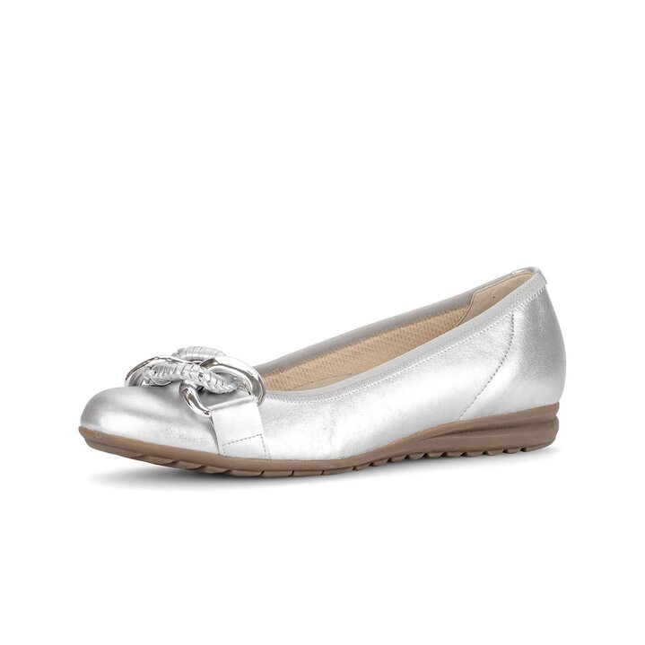 Sportieve ballerina zilver #2