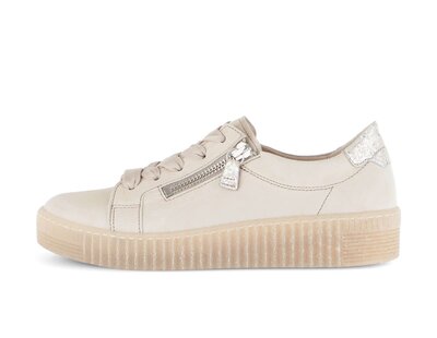 Lage sneaker beige