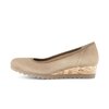 Keilpumps beige