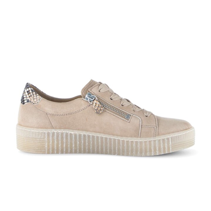 Sneakers basse beige #1