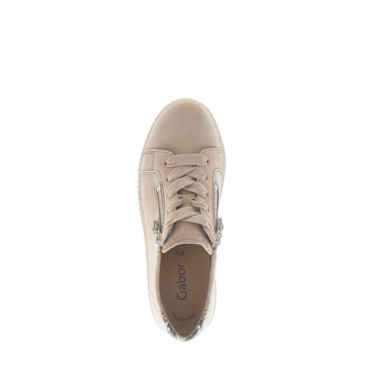 Sneakers basse beige #5
