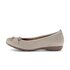 Sportliche Ballerina beige