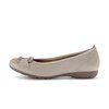 Sportliche Ballerina beige
