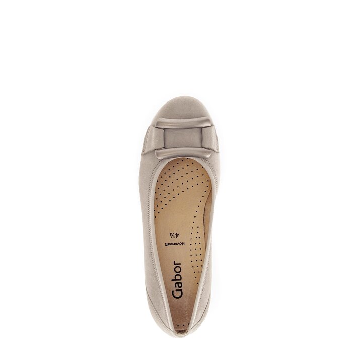 Sportliche Ballerina beige #5