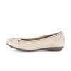 Sportliche Ballerina beige