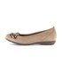 Sportliche Ballerina beige