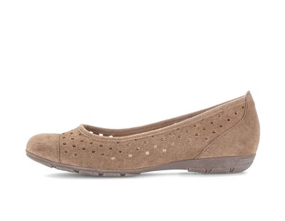 Ballerine sportive marron