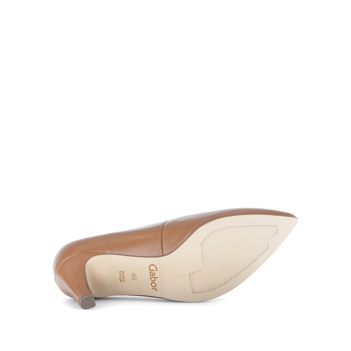 Eleganter Pump braun #4