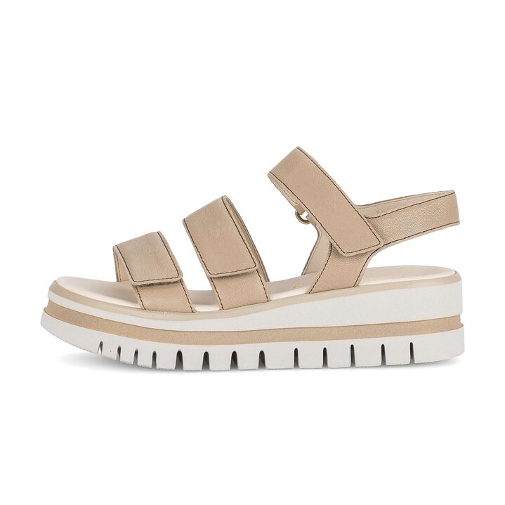 Sandale met plateauzool bruin #0