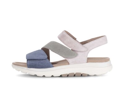 Sandale à bride multicolore