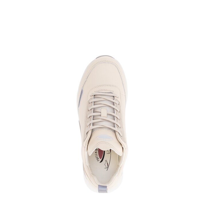 Sneakers basse crema #5