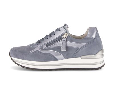 Lage sneaker blauw