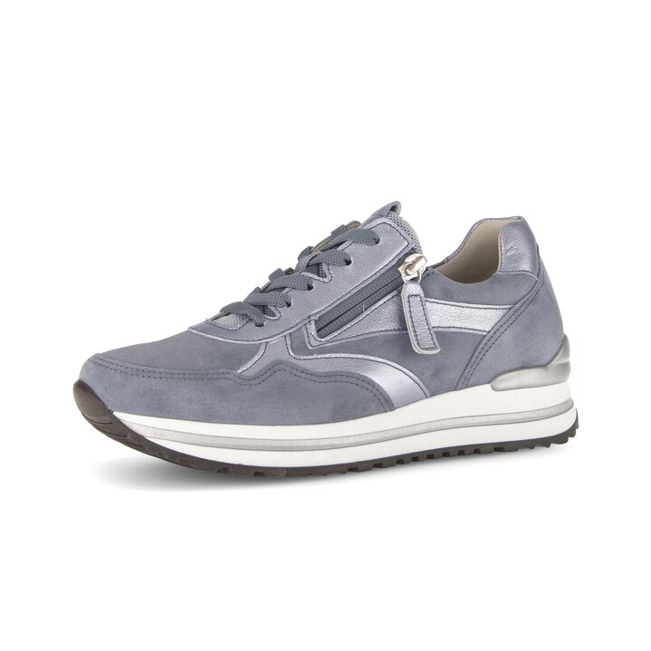 Lage sneaker blauw #2