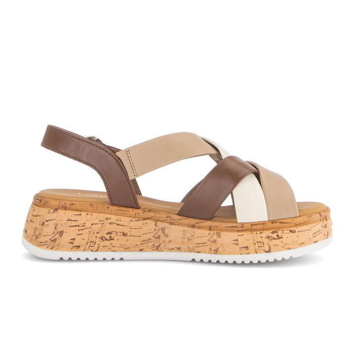 Sandale met plateauzool multicolour #1