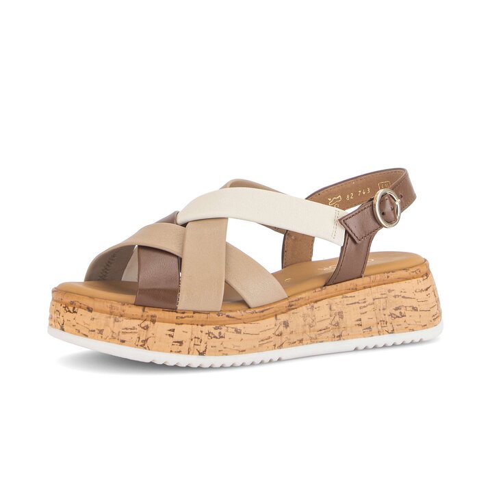 Sandale met plateauzool multicolour #2