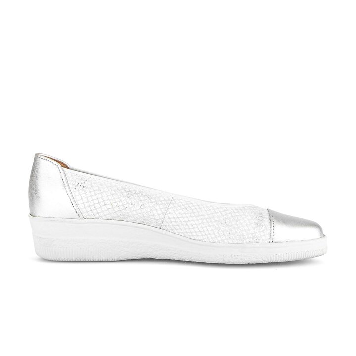 Sportliche Ballerina silber #1