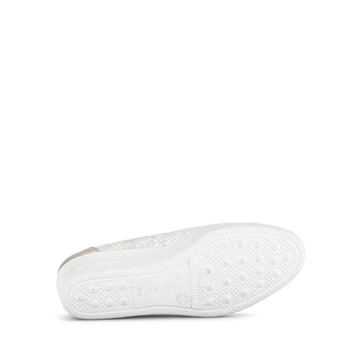 Sportliche Ballerina silber #4