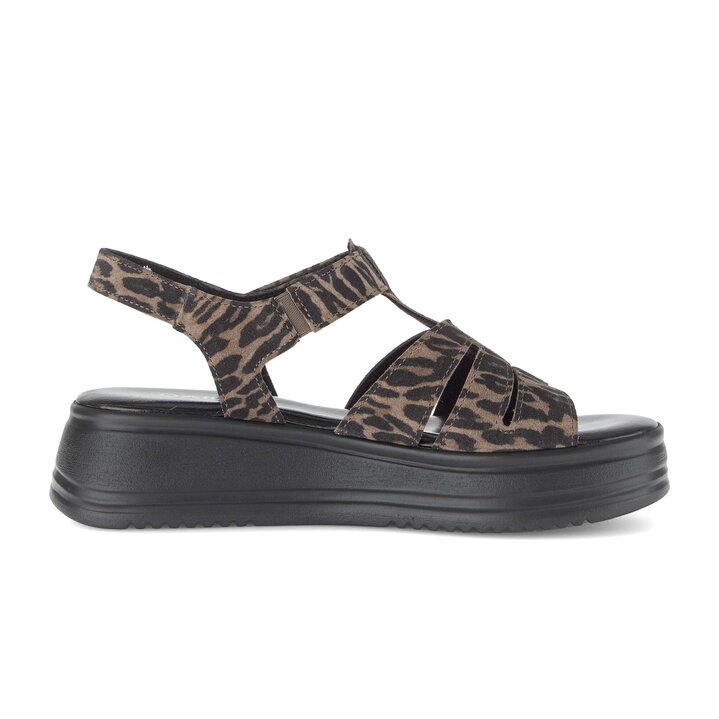 Plateau Sandale braun #1