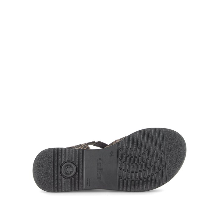 Plateau Sandale braun #4