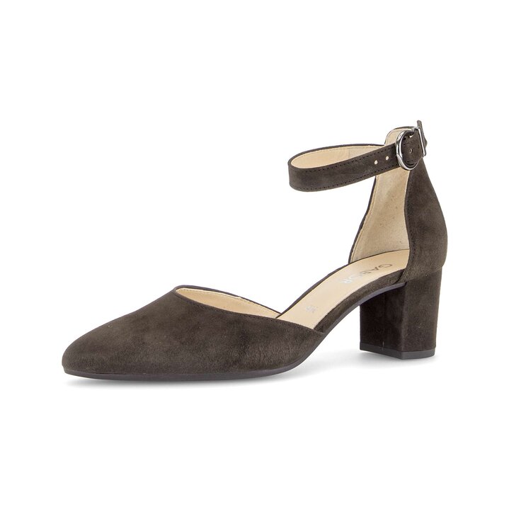 Décolleté con cinturino marrone #2