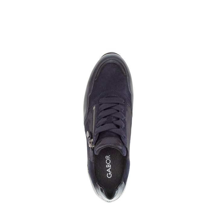 Lage sneaker blauw #5