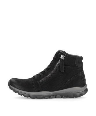 Schnürstiefelette schwarz