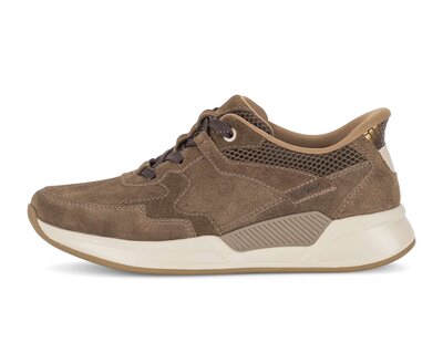 Lage sneaker bruin