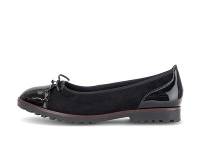 Sportliche Ballerina schwarz