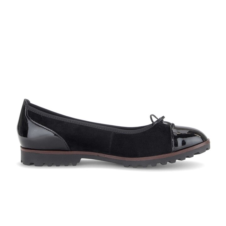 Sportieve ballerina zwart #1