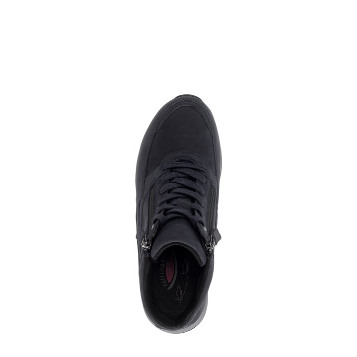 Hoge sneaker blauw #5