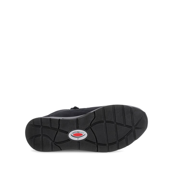 Hoge sneaker blauw #4