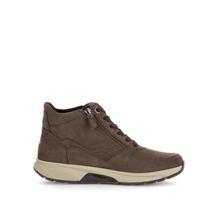 Hoge sneaker bruin #1