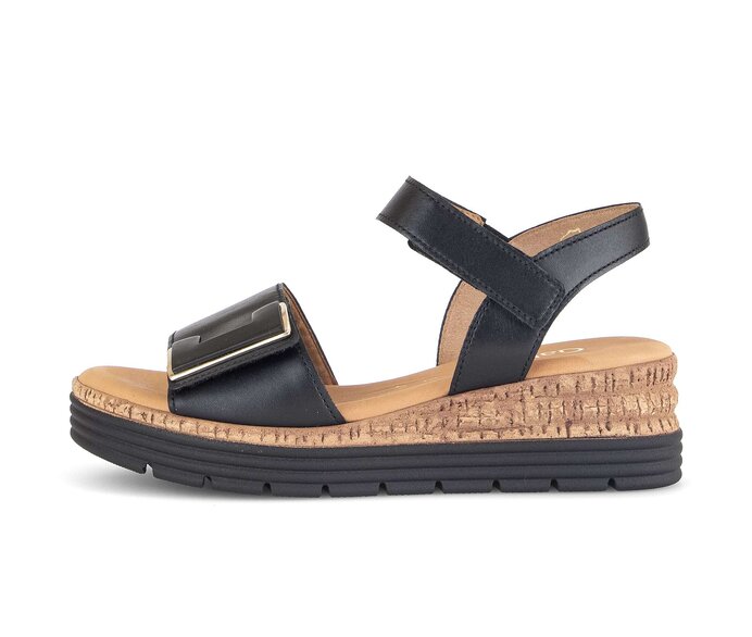 Sandal met riempjes zwart #0