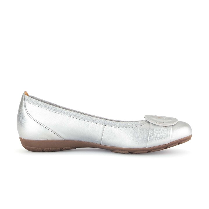 Sportliche Ballerina silber #1