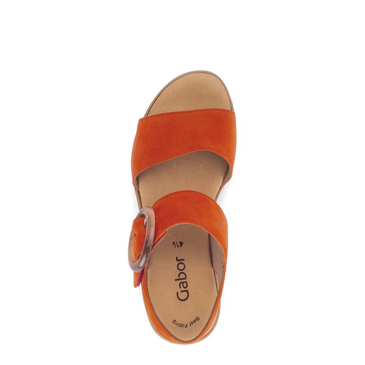 Plateau Sandale orange #5