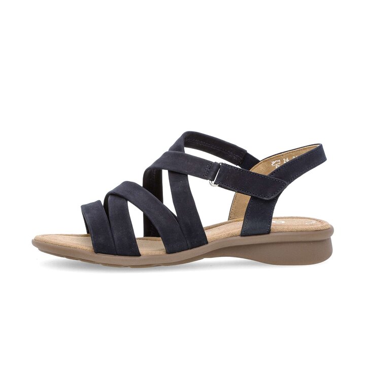Sandal met riempjes blauw #0