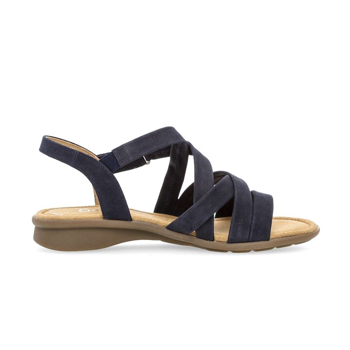 Sandal met riempjes blauw #1