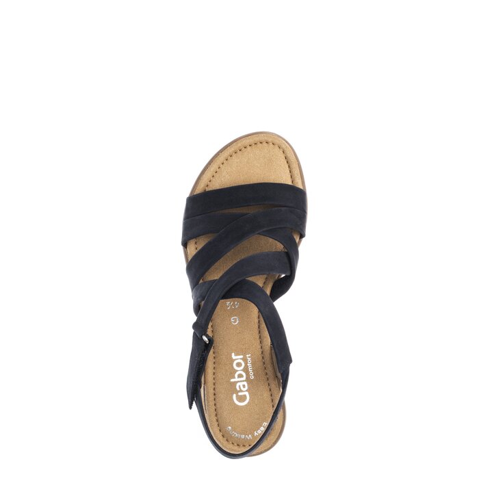 Sandal met riempjes blauw #5