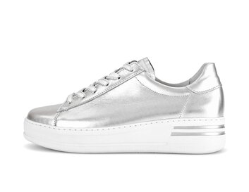 Sneaker low silber