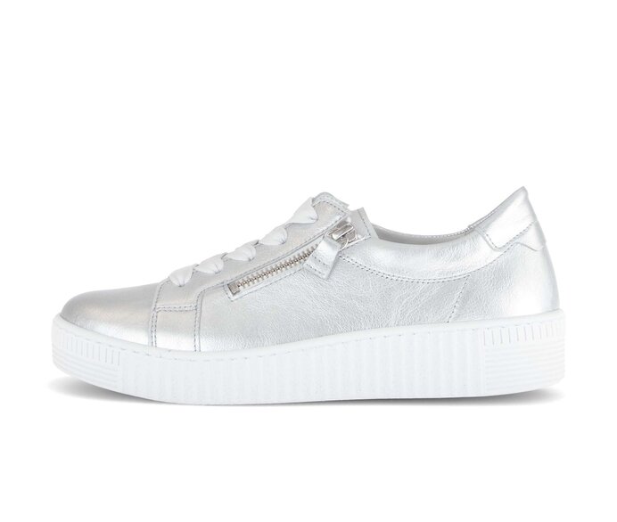 Basket basse argent #0